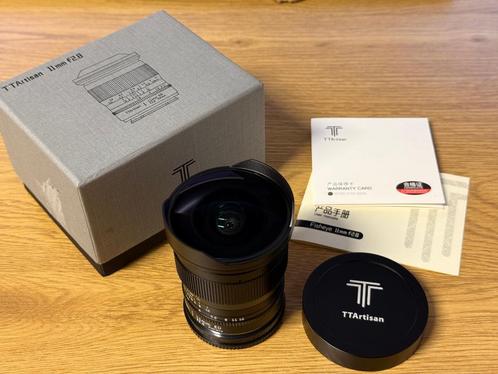 TTArtisan 11mm f/2.8 Fisheye Lens for Sony E-mount, Audio, Tv en Foto, Fotografie | Lenzen en Objectieven, Zo goed als nieuw, Groothoek Fisheye-lens
