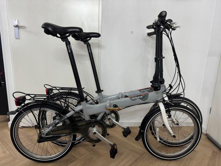2x ZGAN Dahon Vitesse vouwfietsen 20 inch, Fietsen en Brommers, Fietsen | Vouwfietsen, Zo goed als nieuw, Dahon, 20 inch of meer