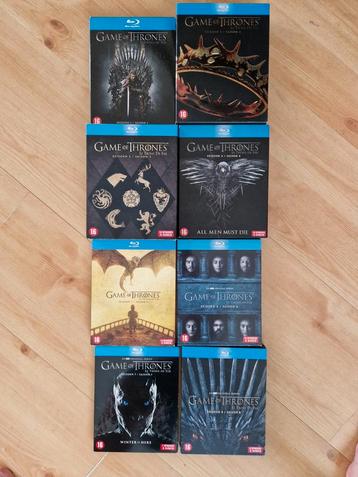 Game of Thrones Blu-ray - Seizoen 1-8 Compleet beschikbaar voor biedingen