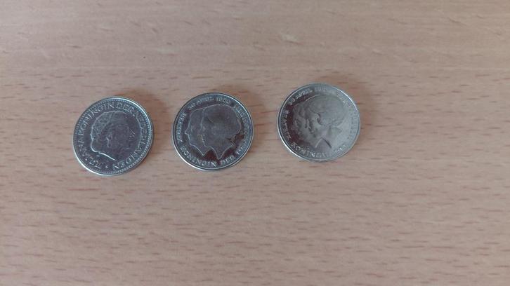 Gulden - 1 Gulden munten, Postzegels en Munten, Munten | Nederland, Setje, 1 gulden, Koningin Beatrix, Ophalen of Verzenden