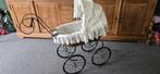 Antieke Poppenwagen met Kant, Antiek en Kunst, Antiek | Speelgoed, Ophalen of Verzenden