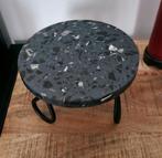 laag plantentafeltje van grijs marmer 15 hoog, Ophalen, Zo goed als nieuw, Hout