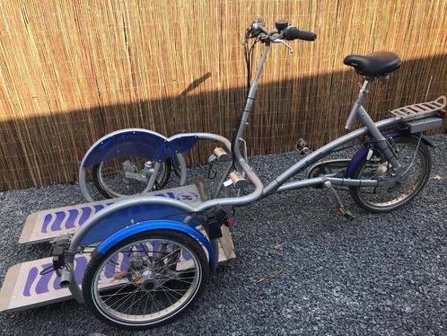 Van raam Veloplus Electrische Rolstoelfiets, Fietsen en Brommers, Fietsen | Driewielfietsen, Gebruikt, Verzenden