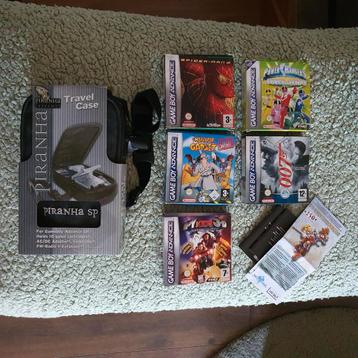 Diverse Nintendo game boy games en travel case gameboy  beschikbaar voor biedingen