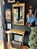 Sidetable met spiegel, Ophalen of Verzenden, 25 tot 50 cm, Rechthoekig