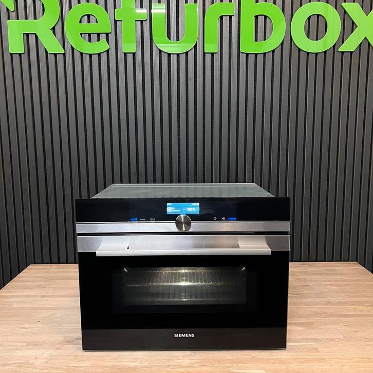 Siemens IQ700 inbouw combimagnetron oven, Witgoed en Apparatuur, Ovens, Refurbished, Inbouw, Oven met grill, Hete lucht, Magnetronfunctie