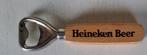 Heineken Flesopener Hout Beer (export), Verzamelen, Biermerken, Verzenden, Gebruikt, Flesopener, Heineken