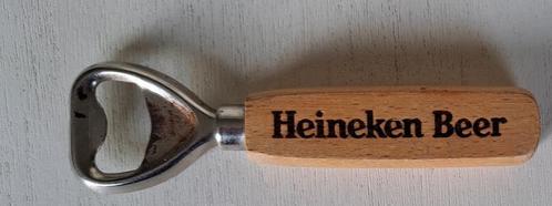 Heineken Flesopener Hout Beer (export), Verzamelen, Biermerken, Gebruikt, Flesopener, Heineken, Verzenden