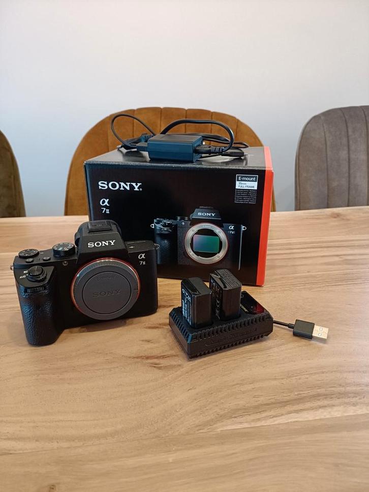 Sony A7 II Body + Accu's & Lader - Weinig Gebruikt!, Audio, Tv en Foto, Fotocamera's Digitaal, Zo goed als nieuw, Spiegelreflex