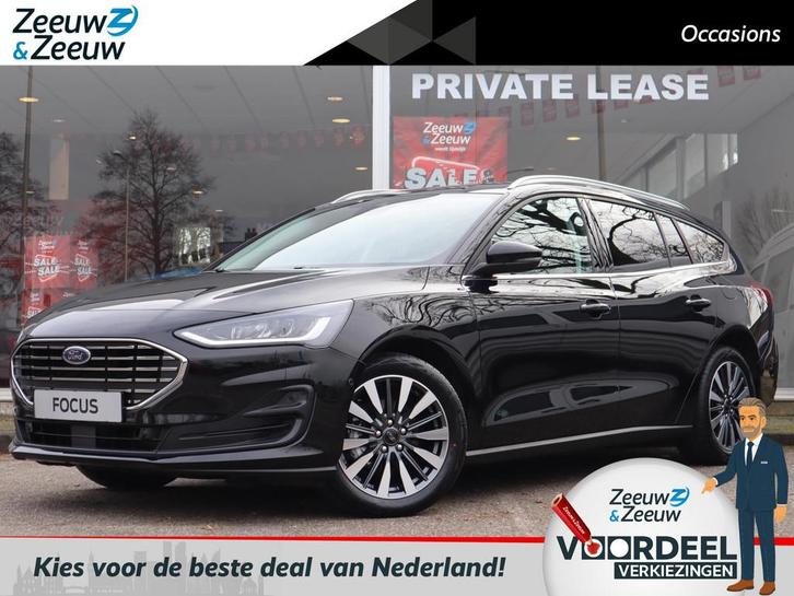 Ford Focus Wagon 1.0 EcoBoost Hybrid Titanium X | 17" Lichtm, Auto's, Ford, Bedrijf, Te koop, Focus, ABS, Achteruitrijcamera, Airbags
