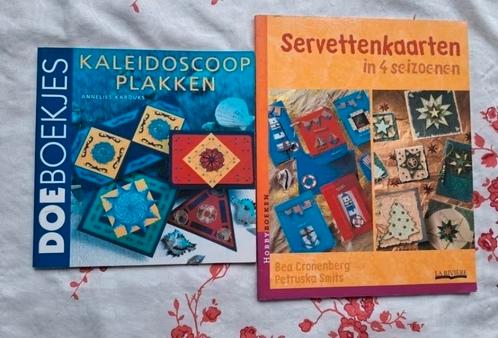 Boek Kaleidoscoop plakken, servetten kaarten, gratis ruil, Boeken, Hobby en Vrije tijd, Zo goed als nieuw, Scrapbooking en Knutselen
