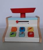 Weegschaal hout en plastic etenswaren., Ophalen of Verzenden, Zo goed als nieuw, Meubelstuk of Keukentje
