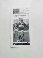 FC Den Bosch - AJAX programma 21-10-1984, Verzenden, Zo goed als nieuw, Ajax, Boek of Tijdschrift