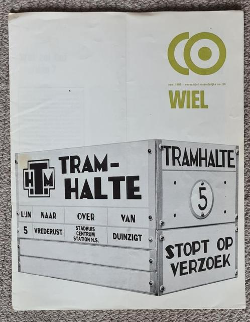 WIEL, personeelsblad HTM, 1966-1969, Verzamelen, Spoorwegen en Tramwegen, Gebruikt, Tram, Boek of Tijdschrift, Ophalen of Verzenden