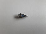 Zilveren trollbeads bloemenslot met discroid glas, Ophalen of Verzenden, Zo goed als nieuw, Zilver, Trollbeads