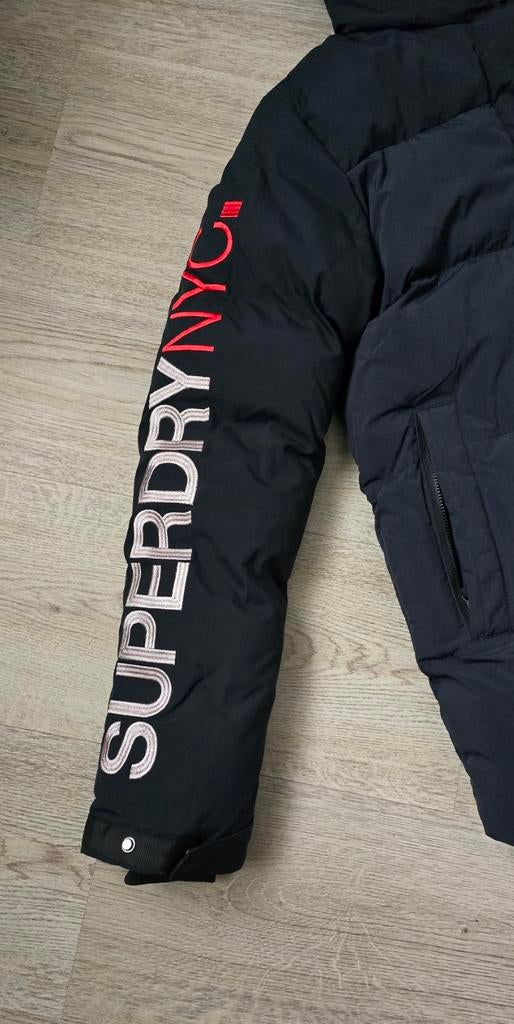 Dames winterjas Superdry maat XS Nieuw, Ophalen of Verzenden, Maat 34 (XS) of kleiner, Blauw