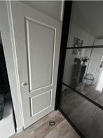 Opdek deur met nerf 201,5x73 cm, wit, merk skantrae, Ophalen, Minder dan 80 cm, Binnendeur, Zo goed als nieuw