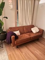 Cognac bruine bank in zeer goeie staat!, Ophalen, 150 tot 200 cm, Tweepersoons, 75 tot 100 cm