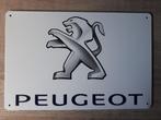 Peugeot 20x30 cm Reclamebord, Ophalen of Verzenden, Nieuw, Reclamebord
