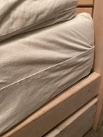 Houten lifetime 1 persoons  bed  met lade., Gebruikt, 90 cm, Eenpersoons, Beige