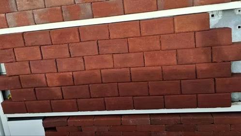 Gebakken klinkerkeien rood/paars 1000m2, Tuin en Terras, Tegels en Klinkers, Nieuw, Klinkers, Overige materialen, 10 m² of meer