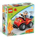 Lego Duplo 5603 Brandweerauto - Complete Set, Ophalen of Verzenden, Nieuw, Complete set, Duplo