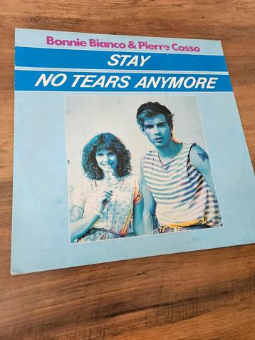 Lp vinyl maxi single Bonnie Bianco & Pierre Cosso - Stay beschikbaar voor biedingen