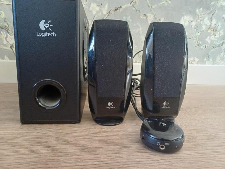 Logitech 2.1 Speakerset met Subwoofer, Audio, Tv en Foto, Luidsprekers, Gebruikt, Subwoofer, Minder dan 60 watt, Ophalen of Verzenden