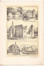 Watermolen Ruurlo Huis Vorden Huis Ruurlo Nettelhorst kl. li, Antiek en Kunst, Kunst | Etsen en Gravures, Ophalen of Verzenden