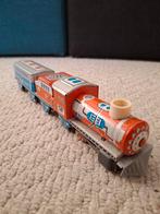 blikken trein met doos, Ophalen of Verzenden