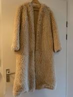 Vintage Lange teddy jas nep bont, Ophalen, Zo goed als nieuw, Maat 38/40 (M), Bruin
