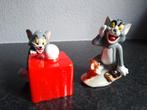 Tom en Jerry Figuurtjes - Vintage Collectibles - samen €5, Ophalen of Verzenden, Gebruikt