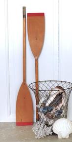 Houten vintage peddels uit Treauville, Antiek en Kunst, Ophalen of Verzenden
