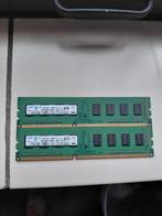 2 Geheugenbanken 2 x 2 GB, Gebruikt, DDR3, Ophalen of Verzenden, Desktop