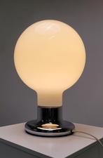 Glass Dome Table Lamp by Cosack Leuchten, Vintage, Ophalen of Verzenden, Minder dan 50 cm, Glas