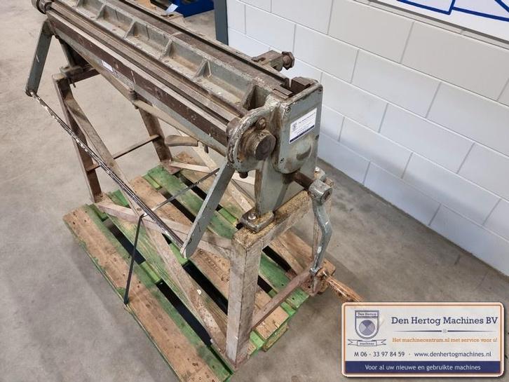 JORG zetbank kraalmachine 1020x1mm metaalbewerking machine, Doe-het-zelf en Verbouw, Gereedschap | Handgereedschap, Gebruikt, Ophalen