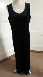 Lange zwarte velours jurk van PEPPERCORN    maat L, Kleding | Dames, Gelegenheidskleding, Galajurk, Verzenden, Zwart, Maat 42/44 (L)