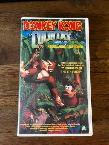 Donkey Kong Country VHS - Nederlands Gesproken beschikbaar voor biedingen