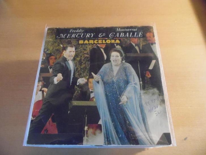 freddie mercury & montserrat gaballé. barcelona., Cd's en Dvd's, Vinyl Singles, Gebruikt, Single, Overige genres, 7 inch, Ophalen