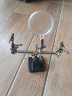 Vergrootglas, doe het zelf hulpje, voor precieze werkjes, Ophalen of Verzenden, Gebruikt, Vergrootglas of Loep
