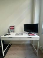 ALEX Desk, white, 132x58 cm, Ophalen, Zo goed als nieuw, Bureau