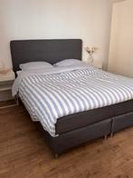 Ikea Dunvik boxspring 160x200cm compleet, Ophalen, Zo goed als nieuw, Tweepersoons, 160 cm