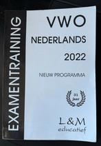 VWO Nederlands Examentraining 2022 - Nieuw Programma, Ophalen of Verzenden, Alpha, Nieuw