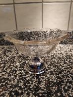 Vintage bonbon schaal op zilveren voet., Antiek en Kunst, Curiosa en Brocante, Ophalen