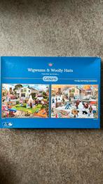 Gibsons puzzel 2x 500 st wigwams & woolly hats, Hobby en Vrije tijd, Denksport en Puzzels, Ophalen of Verzenden, Zo goed als nieuw