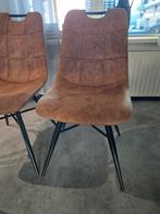 2 mooie eettafel stoelen van de haco. Cognac kleur, Huis en Inrichting, Stoelen, Ophalen, Zo goed als nieuw, Overige kleuren, Twee