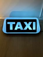 Origineel Geel en wit Taxi Daklicht lamp op 220 volt, Verzenden, Zo goed als nieuw, Lichtbak of (neon) lamp