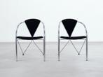 Set van 2 Artifort eetkamerstoelen – Matthias Gurtler, Huis en Inrichting, Ophalen, Twee, -, Zwart