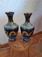 Cloisonné vazen met drakenmotief - Set van 2, Ophalen