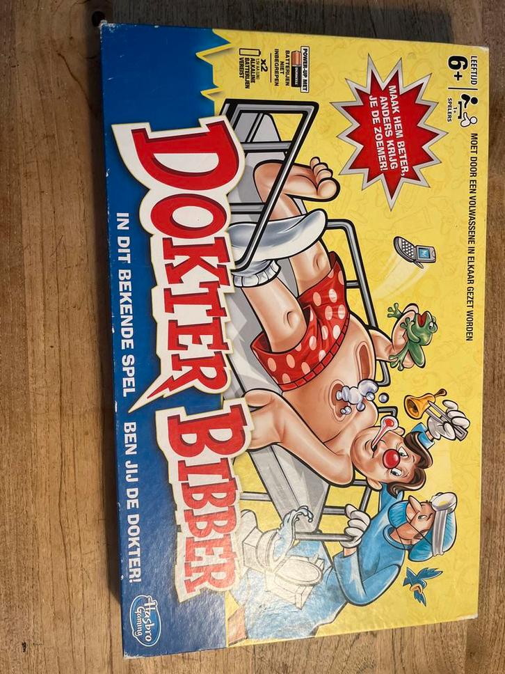 Dokter Bibber Bordspel, Hobby en Vrije tijd, Gezelschapsspellen | Bordspellen, Gebruikt, Een of twee spelers, Ophalen